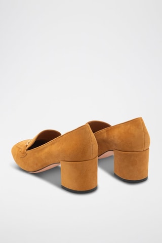 Escarpins en cuir de chèvre - Orange
