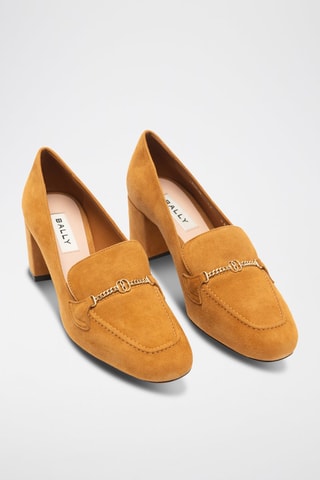 Escarpins en cuir de chèvre - Orange