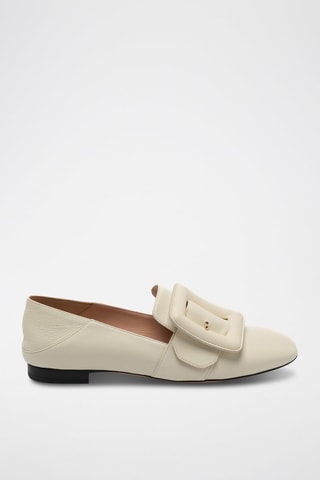 Mocassins en cuir de chèvre - Beige