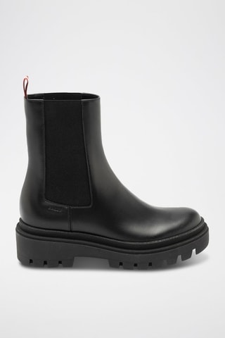 Bottines Chelsea en cuir - Noir