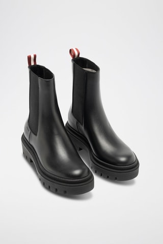 Bottines Chelsea en cuir - Noir