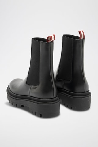 Bottines Chelsea en cuir - Noir