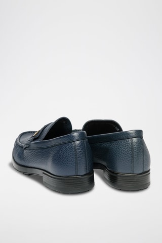 Mocassins en cuir - Bleu marine