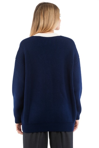 Gilet en laine - Bleu marine