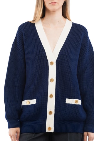Gilet en laine - Bleu marine