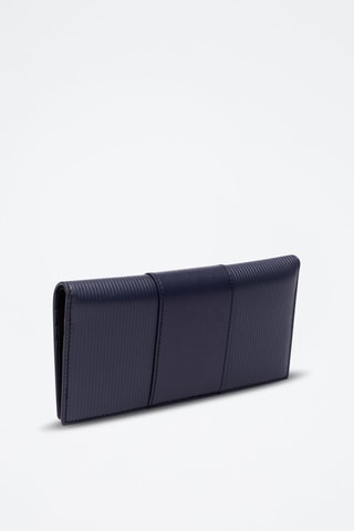 Portefeuille en cuir - Bleu marine