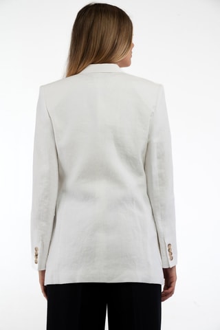 Veste en lin - Blanc