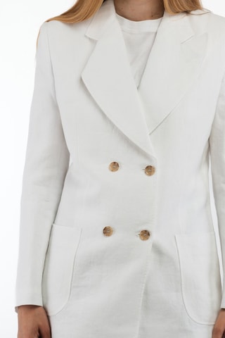 Veste en lin - Blanc