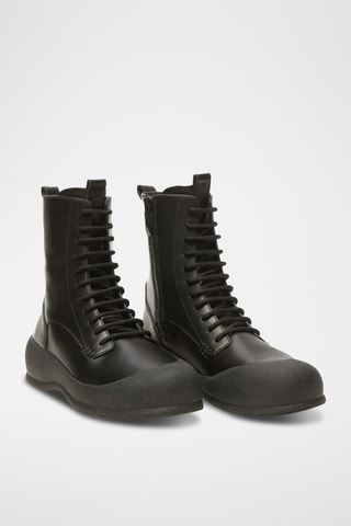 Bottines en cuir de veau - Noir