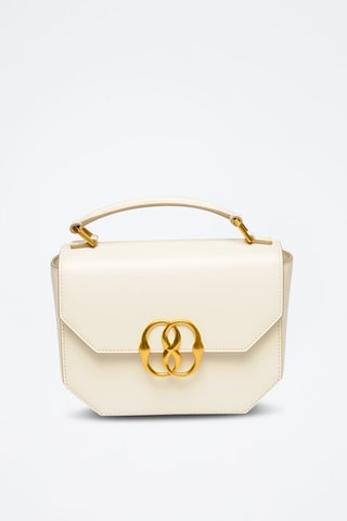 Sac à main en cuir de veau - Beige