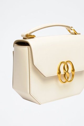 Sac à main en cuir de veau - Beige