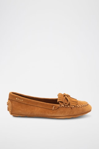 Mocassins en cuir de veau - Orange