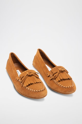 Mocassins en cuir de veau - Orange
