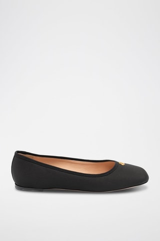 Ballerines en soie - Noir
