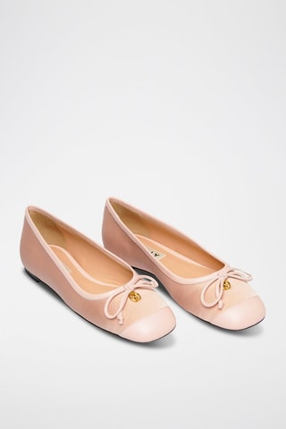 Ballerines en cuir d’agneau - Rose