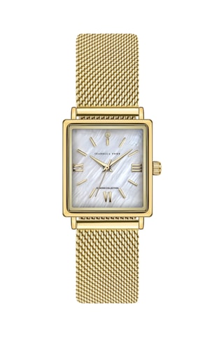 Orologio al quarzo in acciaio Mireille - Dorato