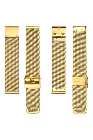 Orologio al quarzo in acciaio Mireille - Dorato