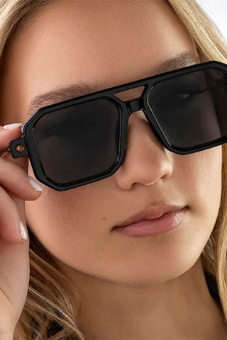 Occhiali da sole unisex - Categoria 3 - Marrone e nero