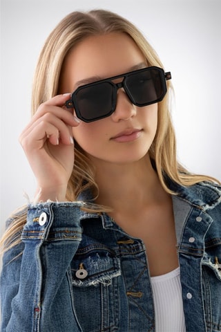 Occhiali da sole unisex - Categoria 3 - Marrone e nero