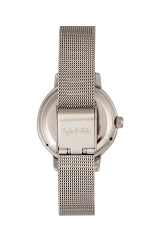 Orologio al quarzo in lega Cambridge - Argentato e bianco