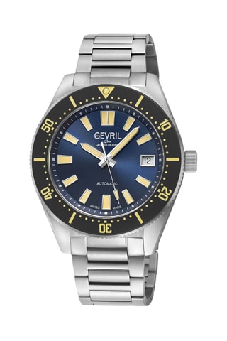 Orologio automatico in acciaio - Argentato e nero