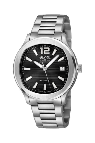 Orologio automatico in acciaio - Argentato e nero