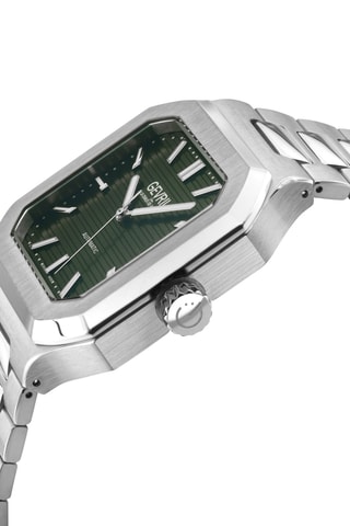 Orologio automatico in acciaio - Argentato e verde