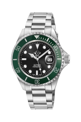 Orologio automatico in acciaio - Argentato e verde