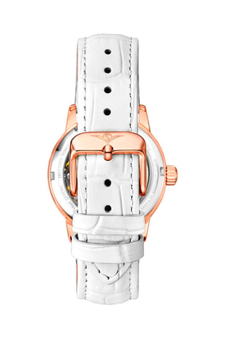 Orologio automatico in pelle, diamanti e madreperla Legacy