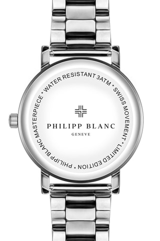 Orologio al quarzo in acciaio  - Argentato e nero