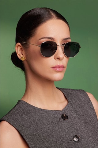 Occhiali da sole polarizzati unisex Galavent - Categoria 3 - Dorato e nero
