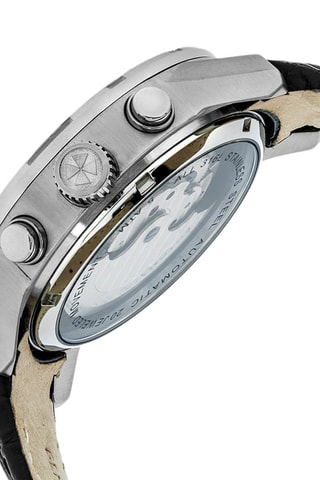 Orologio automatico in pelle Hamilton - Nero e argentato