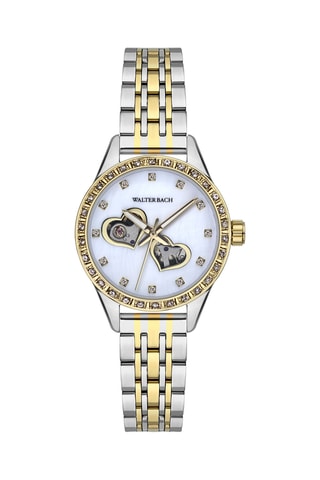 Orologio automatico in acciaio - Argentato e dorato