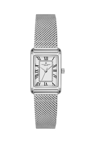 Orologio al quarzo in acciaio - Argentato e bianco - Frédéric Graff