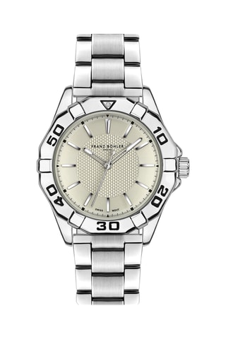 Orologio al quarzo in acciaio Gelmer - Argentato