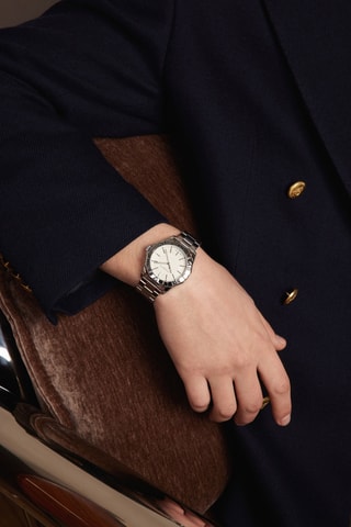 Orologio al quarzo in acciaio Gelmer - Argentato