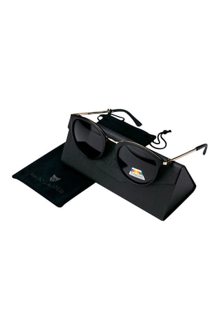 Occhiali da sole polarizzati unisex - Categoria 3 - Dorato e nero
