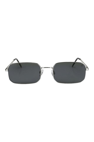 Occhiali da sole polarizzati unisex Old School - Categoria 3 - Argentato e nero