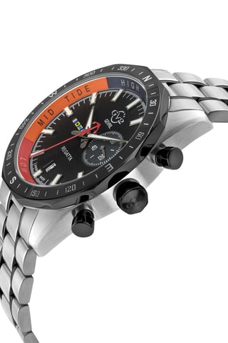 Orologio al quarzo in acciaio Regatta - Tachimetro - Argentato e nero