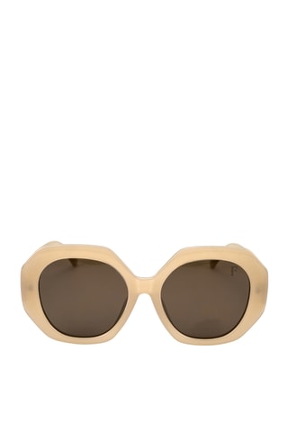 Occhiali da sole polarizzati donna Glamour - Categoria 3 - Beige e marrone