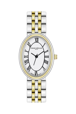 Orologio al quarzo in metallo Davos - Argentato e dorato