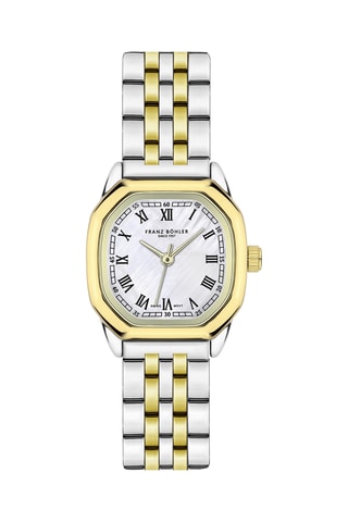 Orologio al quarzo in acciaio Aegeri - Argentato e dorato