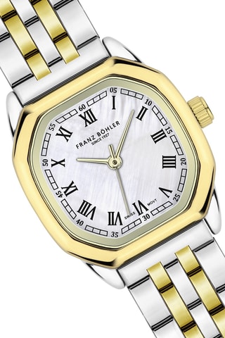 Orologio al quarzo in acciaio Aegeri - Argentato e dorato