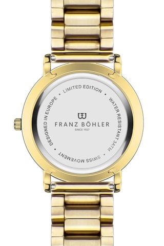 Orologio al quarzo in acciaio Klontal - Dorato