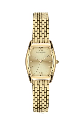 Orologio al quarzo in acciaio - Dorato