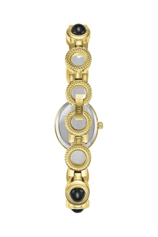 Orologio al quarzo in acciaio - Oro giallo