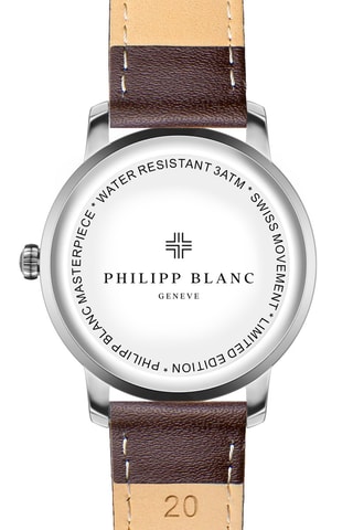 Orologio al quarzo in pelle - Marrone e dorato rosa