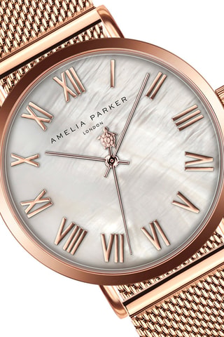 Cofanetto orologio al quarzo e bracciale in acciaio Classique - Dorato rosa