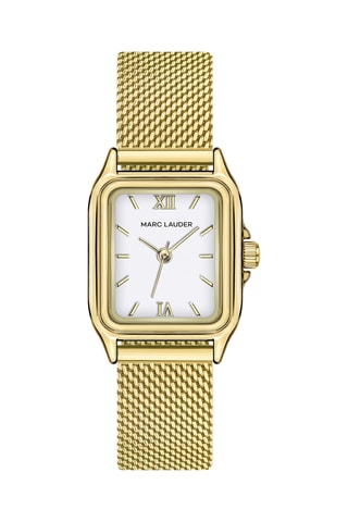 Orologio al quarzo in acciaio Antwerp - Dorato