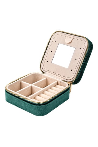 Portagioie in velluto London - Verde - Somm